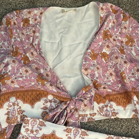 Altar’d state floral crop and skirt set medium - Picture 3 of 8